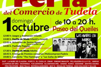 Imagen noticia Gran Feria del Comercio de Tudela. 1 de Octubre en el Paseo del Queiles.