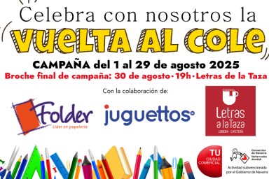 Imagen noticia Bases de la Campaña TUCC “Vuelta al Cole 2025”